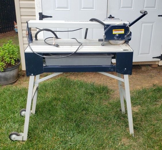 Chicago Electric Bridge Wet Tile Saw Professional Series