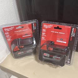 Milwaukee m18 XC 5ah batteries