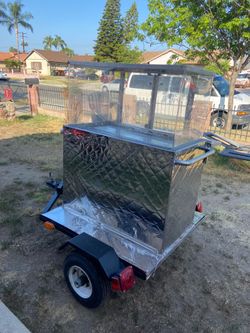 2 wheel trailer fruit food