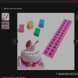 Alphabet Silicon Mold $15