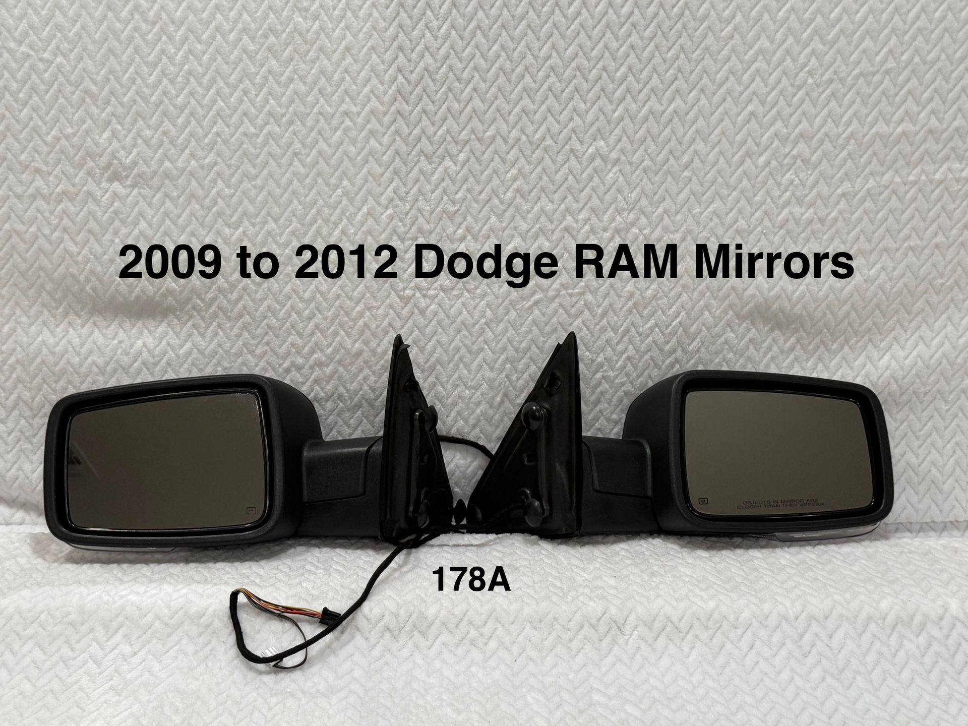 2009 to 2012 Dodge RAM Mirrors