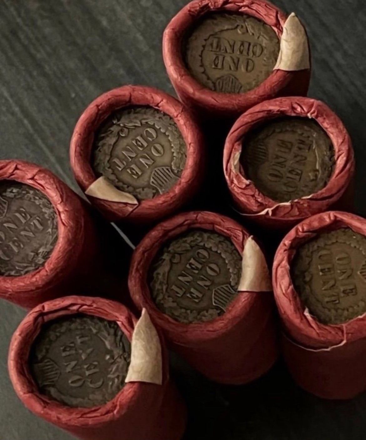 15 Rooks Wheat Pennies With Indian Head Ender.