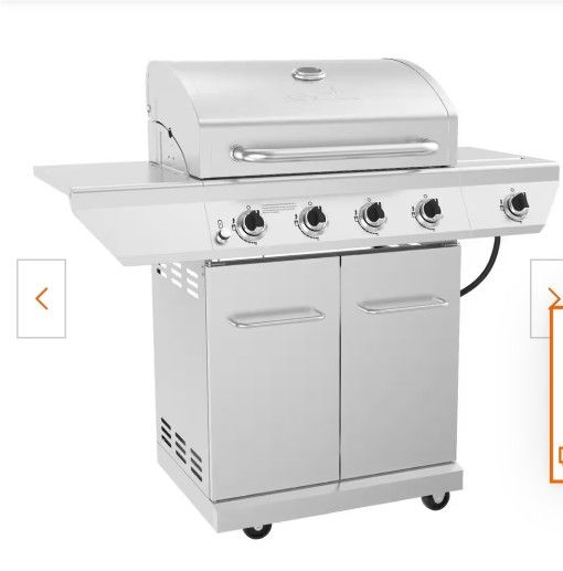 Brand New Nexgrill 4 Burner Stainless Steel Grill with Side Burner