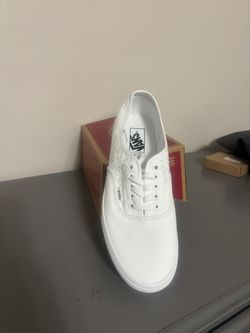Brand new white Vans With Bloom Rose Pattern