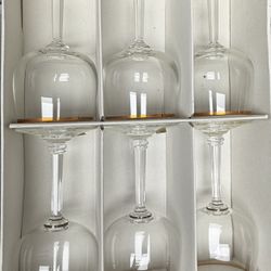 Antique Crystal Wine Glasses