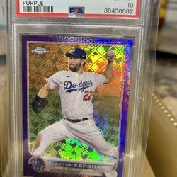 Clayton Kershaw LOW POP purple LE MLB