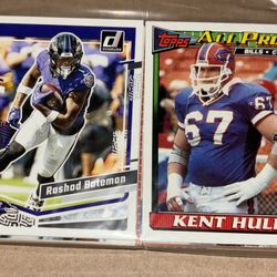 Mystery 50x Count Of Football Cards (Range From 60’s-Present Day)