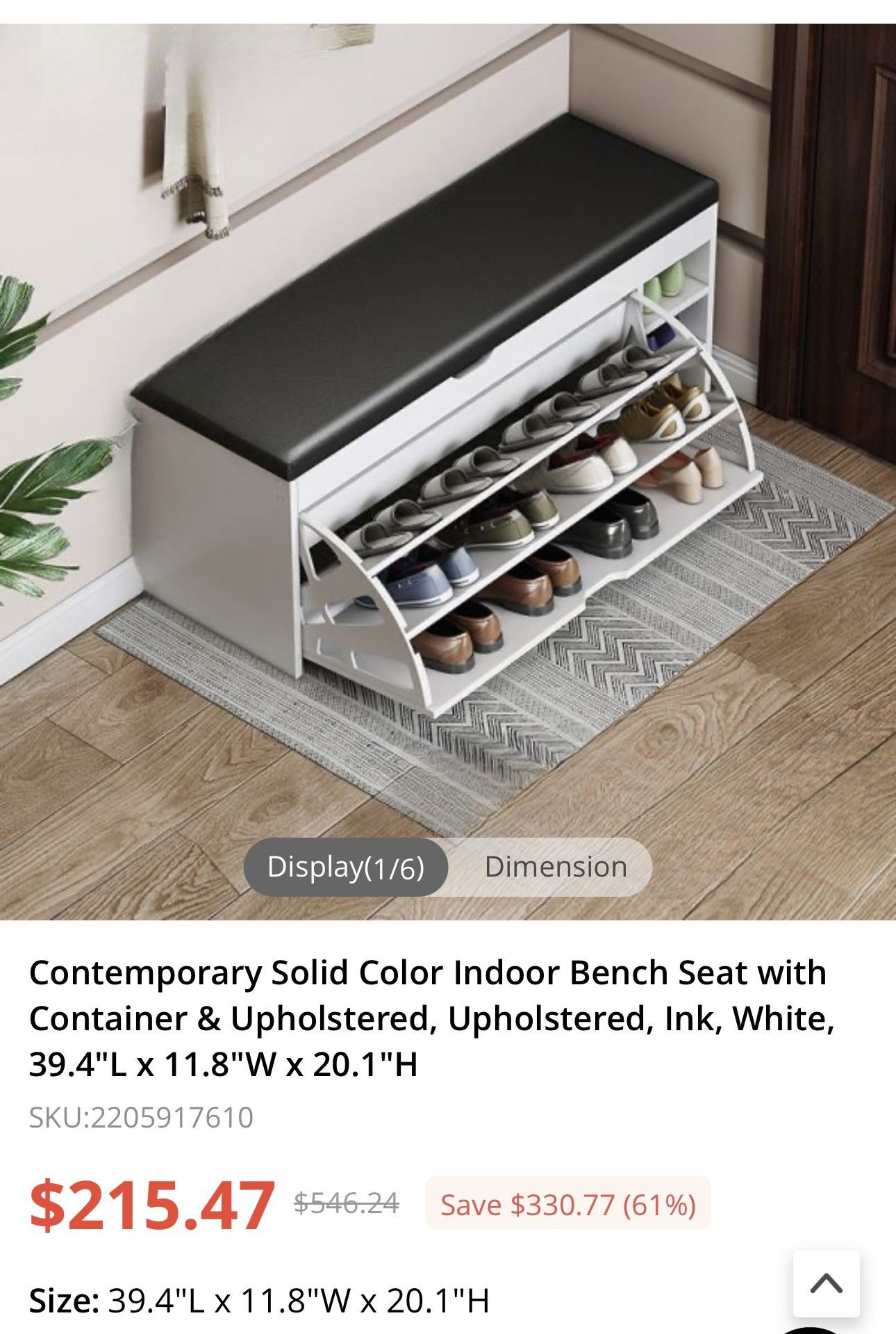 Extended Shoe Organizer With Storage And Side Boards