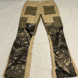 Brand New EPTM x FTD Dave East Camo Cargo Pants. Flare Bottoms. Size 2XL-39