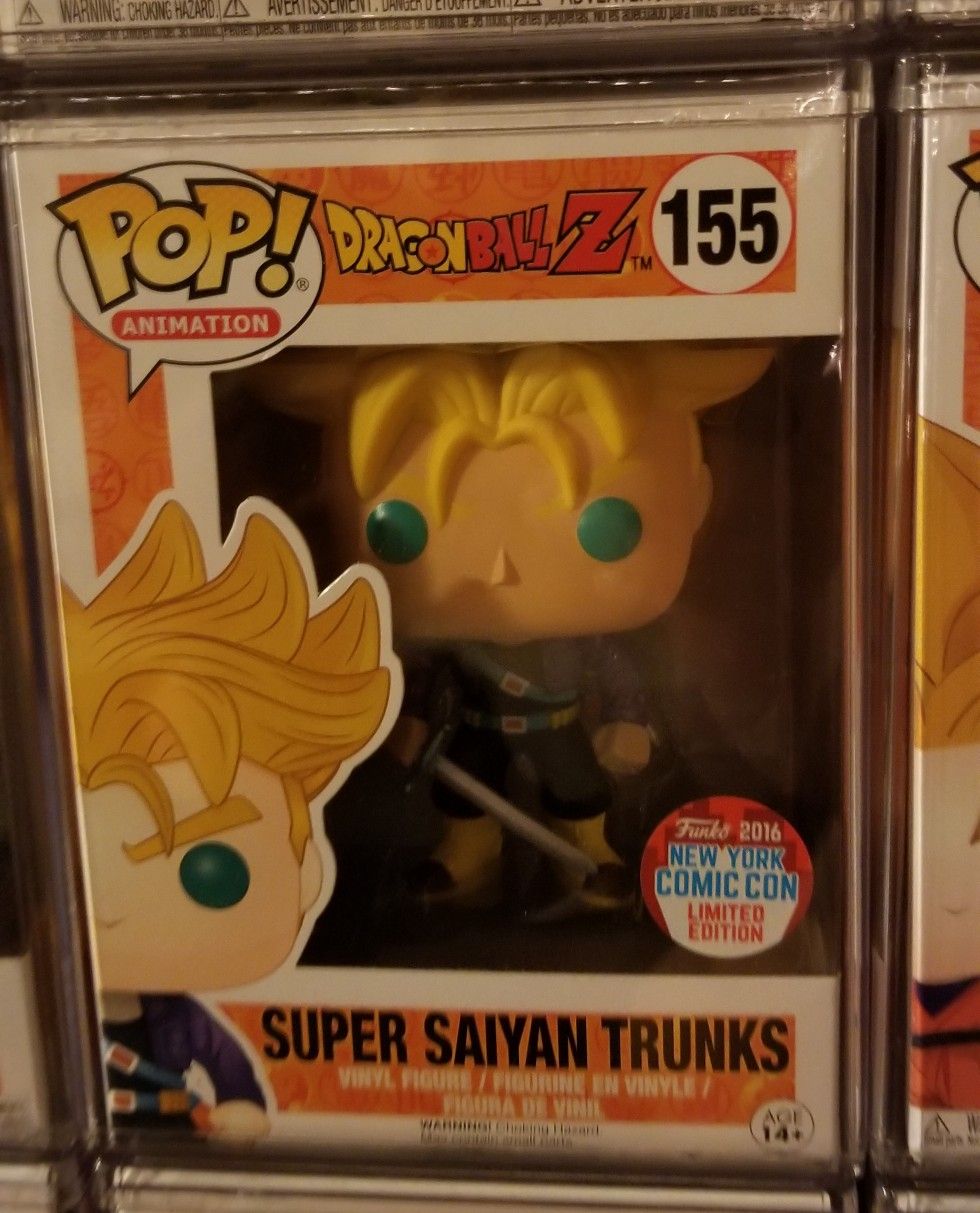 funko super saiyan trunks nycc 2016 dragon ball z
