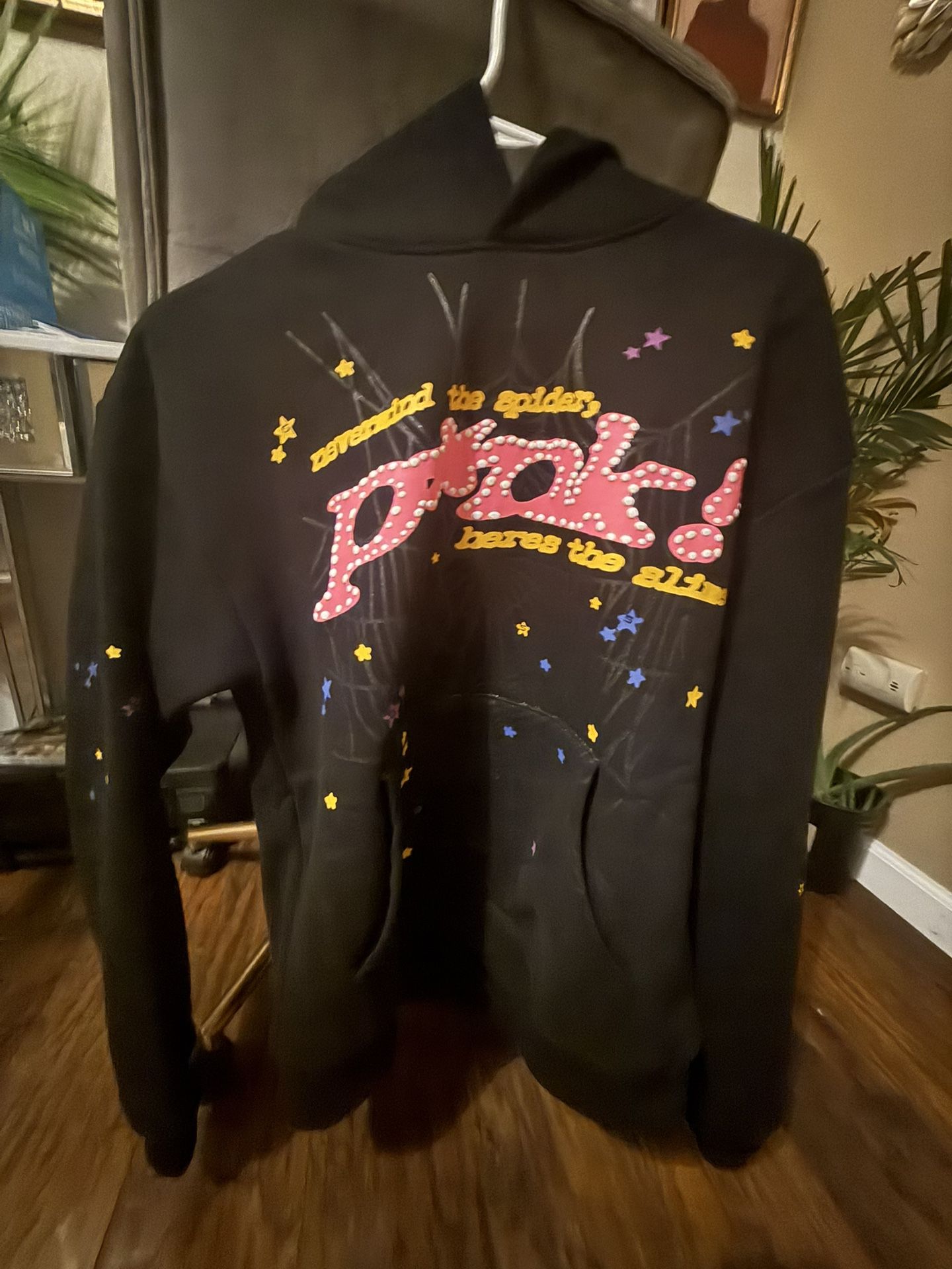 Black Pink Sp5der Worldwide Hoodie – Limited Streetwear Drop