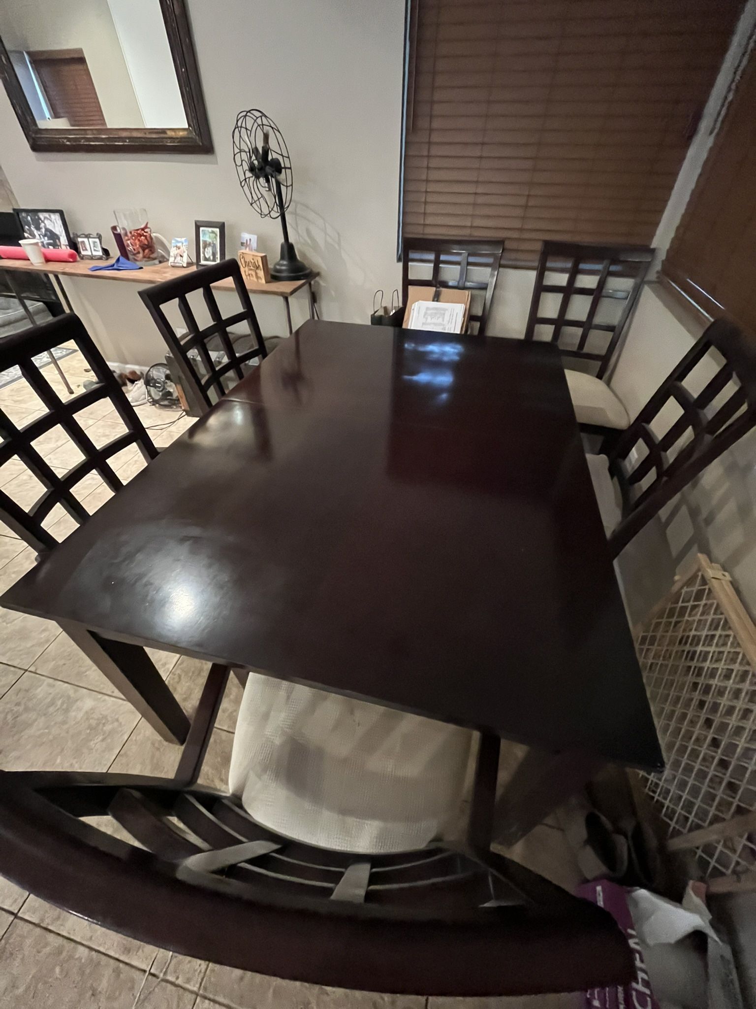 Dining Table, Seats up to 8 (has Insert)  160/ 130/ 100