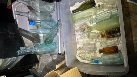Vintage bottle collection