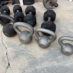 Dumbbells & Kettlebells 