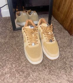 Bapesta Wheat Suede Sneakers