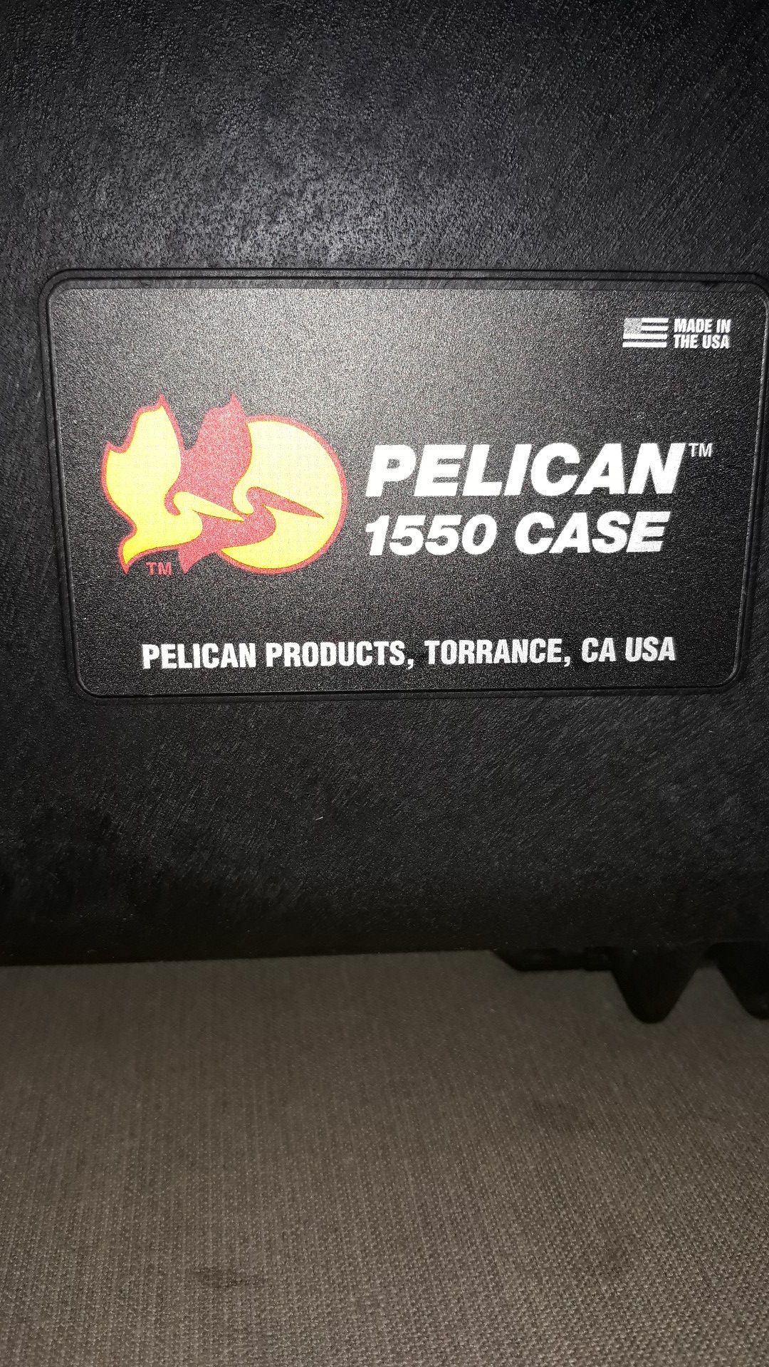 Double lockable Pelican 1550 case