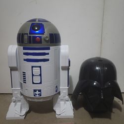 Star wars amc anniversary r2d2 and darth vader popcorn buckets