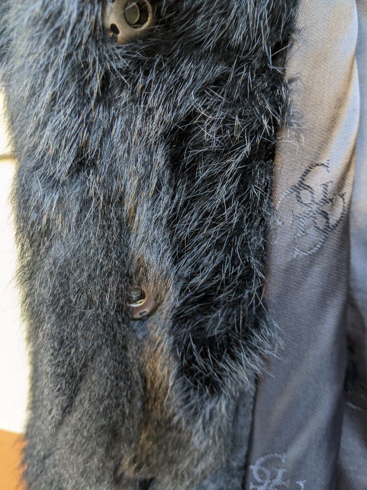 Fur Sleeveless Jacket 
