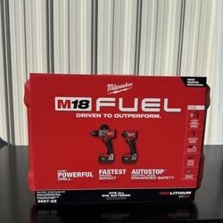 Milwaukee M18 FUEL Impact/ Hammer Drill Combo Kit