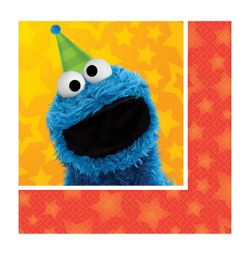 🆕 Sesame Street Napkins 16 Ct Lunch & 16 Ct Beverage