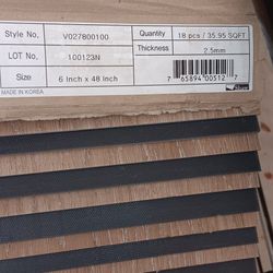 NEW SHAW LVP GLUE DOWN FLOORING 6×48INCH×2.5 MM THICK 