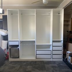 IKEA Pax Closet System Wardrobe Storage Drawers Shelves Organizer Cabinets Laundry Pants Rack
