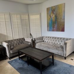 Couch Love Seat Coffee Table And Side Table