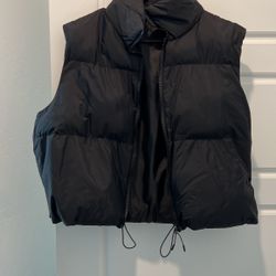 Black Puffer Vest