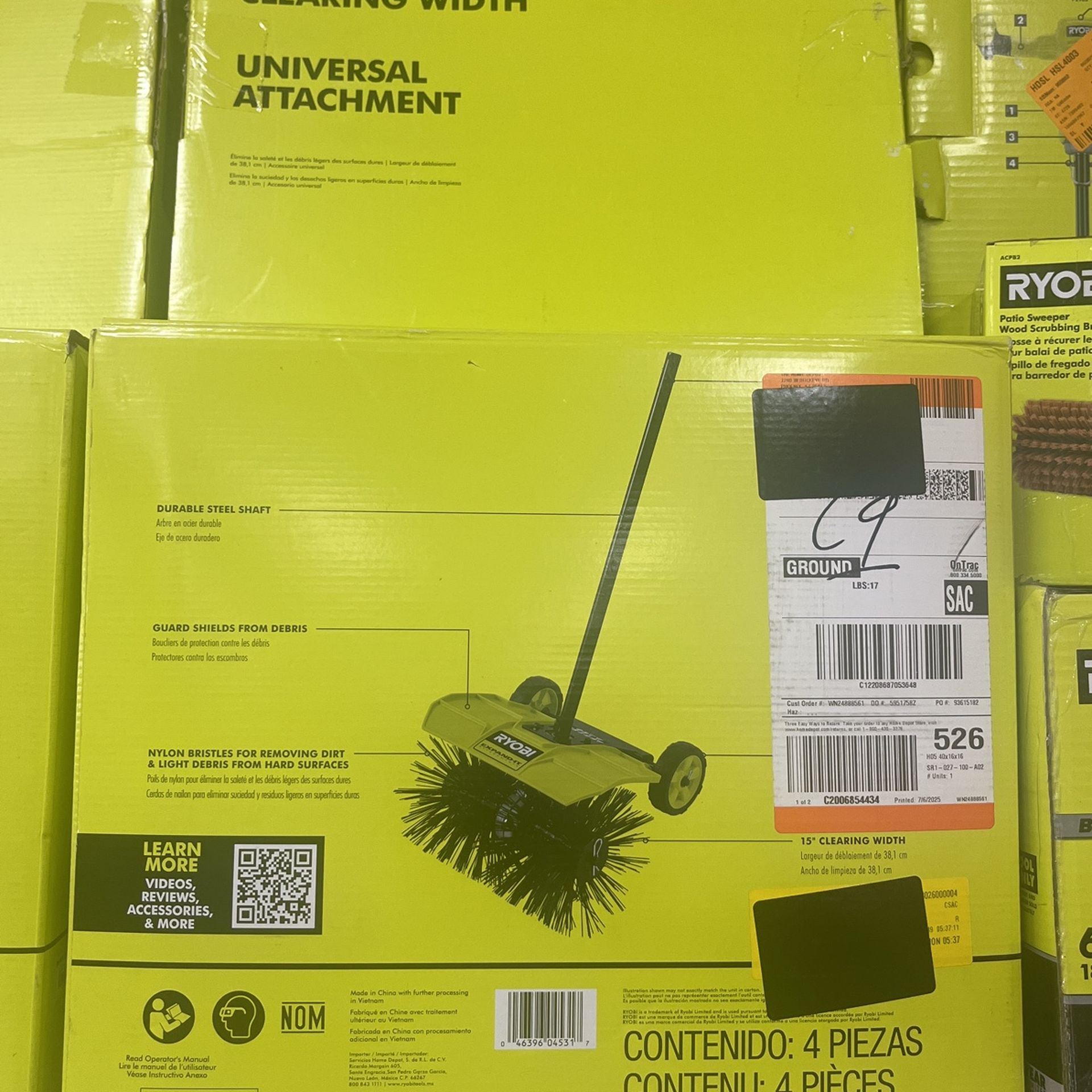 Ryobi Sweeper Attachment