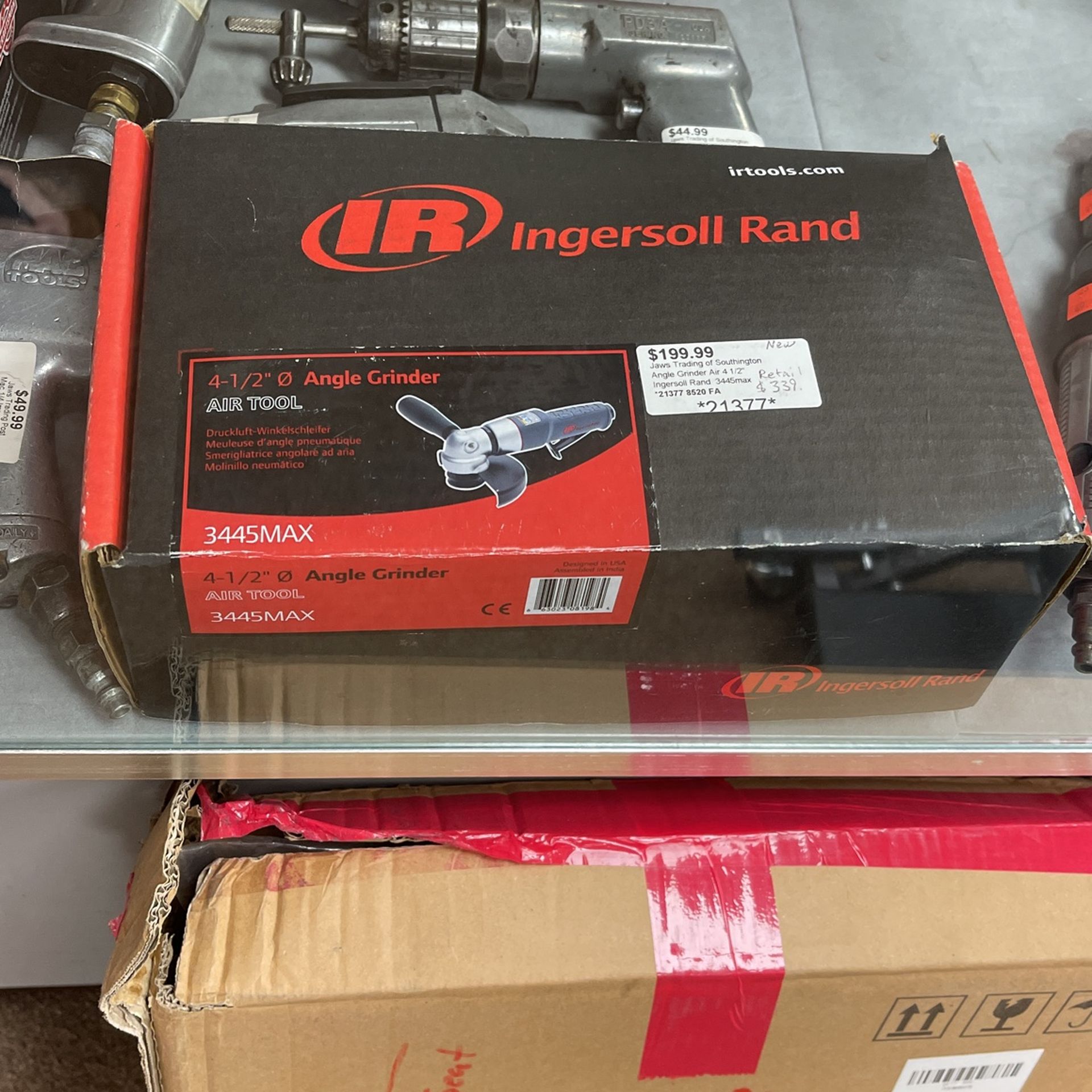 IR Ingersoll Rand Angle Grinder Air 3445MAX