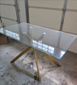 glass table
