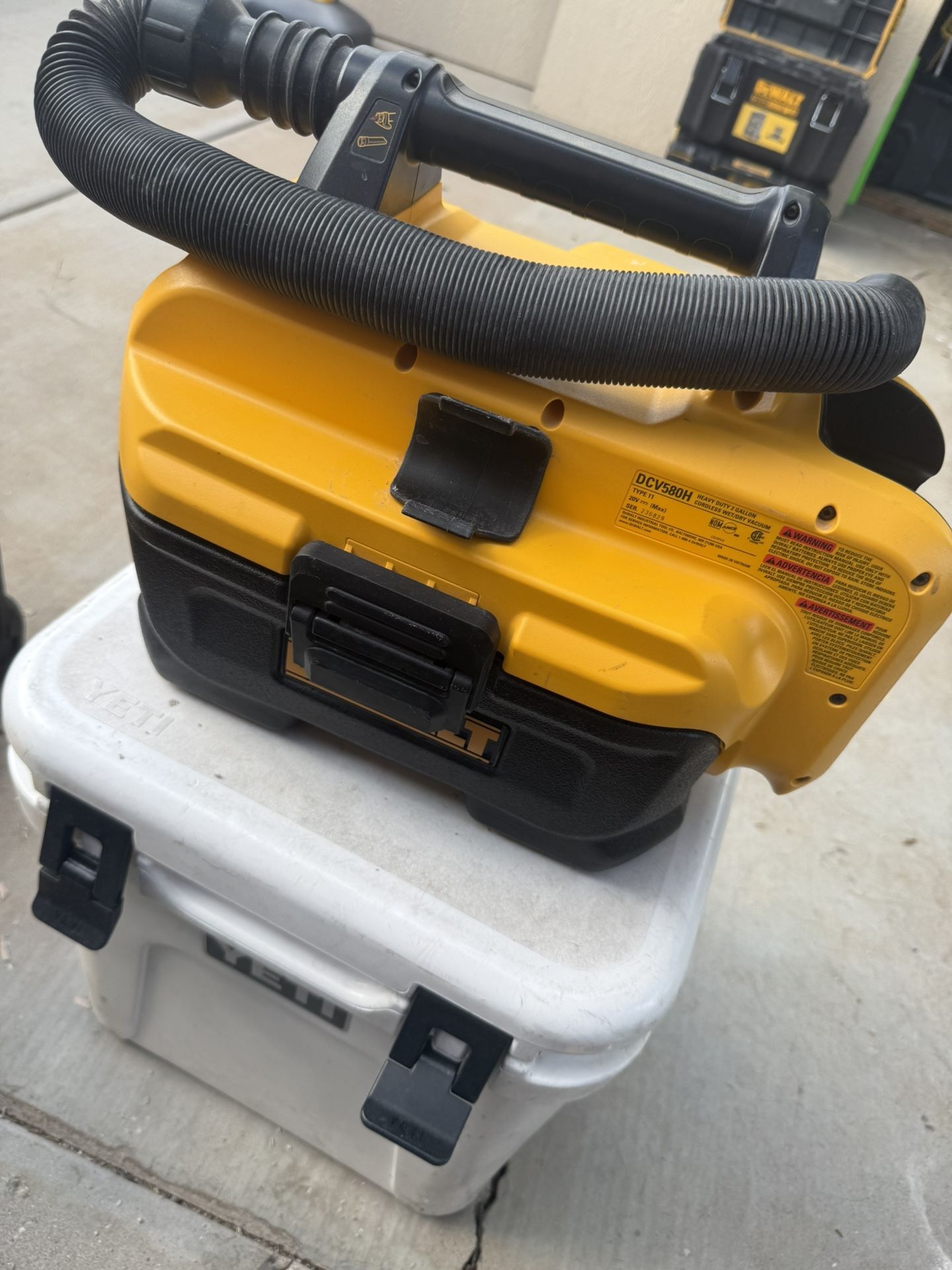 Dewalt Heavy Duty Vacuum Only Tool 