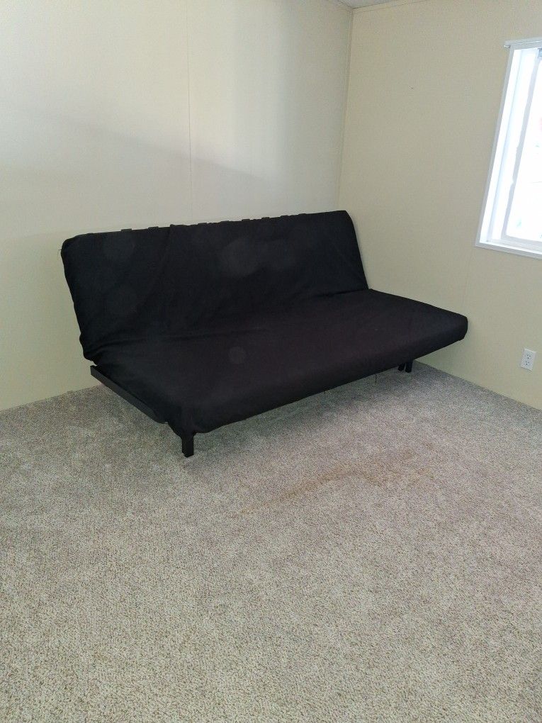 Ikea Futon : Frame, Matress, Matress Cover Included
