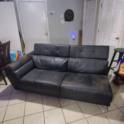 Leather couch