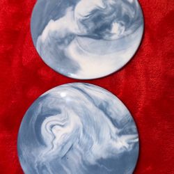 Marble Round Tray For Cups 