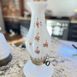 Vintage Milk Glass Lamp
