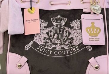 Juicy couture  pink and brown bag