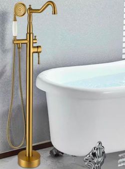 Casainc Brushed Brass Bathtub Faucet