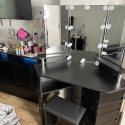 Vanity With Mirror