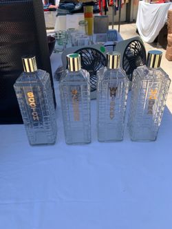 Vintage alcohol decanters