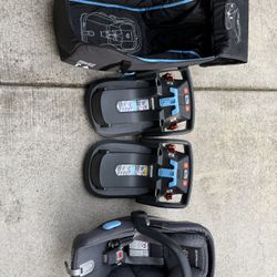 Uppababy Car Seat With 2 Bases And Travel Bag 