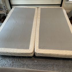 King Size Bed Frame & Split Box Spring
