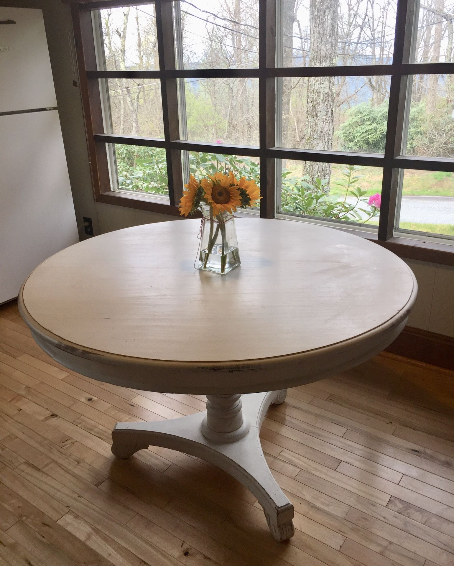 Antique White Farm Table!