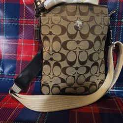 Brown Crossover Coach Purse 