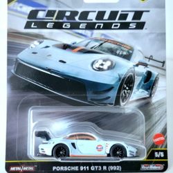 Hot Wheels Porsche 911 GT3 R (992 )- Gulf Blue