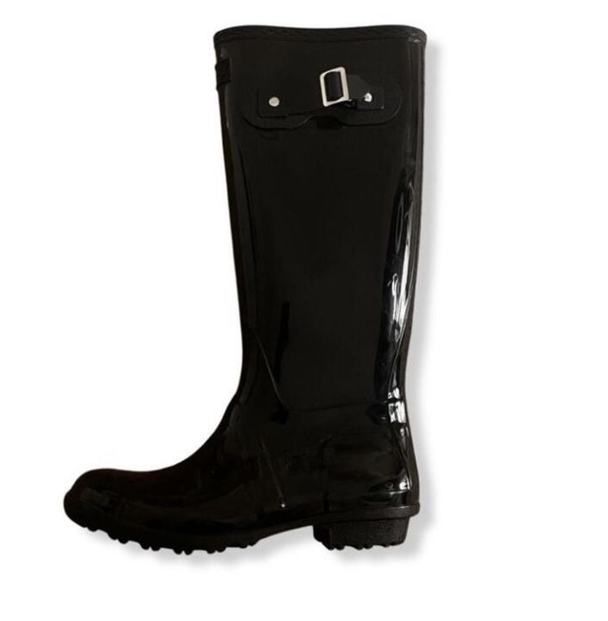 Black Rain Boots Seven