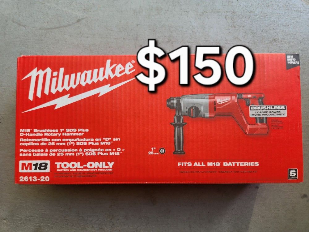 MILWAUKEE M18 ROTARY HAMMER DRILL TOOL-ONLY