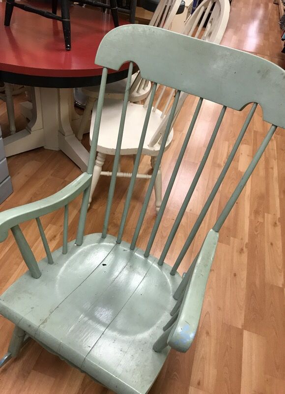 Vintage wood rocker