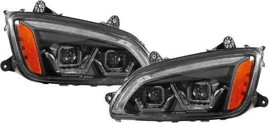 Pair Performance Headlights Assembly Fit for Kenworth LH & RH
Truck Headlamp Fit for Kenworth T170 T270 T300 T370 T400 T440 T470 T660 T-2018,