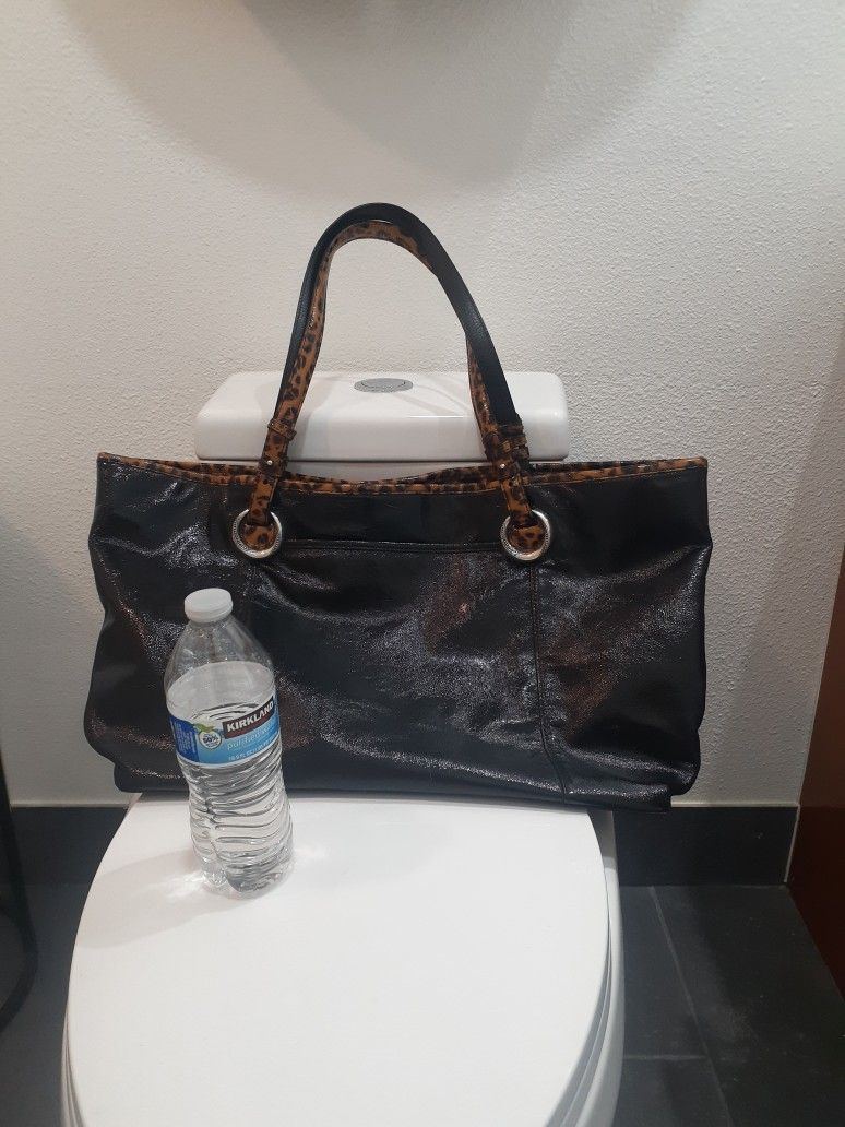 Brighton Large Patent Leather Tote